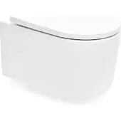 Siko SAT Wand-WC mit Tornado-Spülung und WC-Sitz mit SoftClose, glänzend weiß