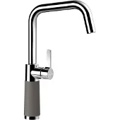 Schock Küchenarmatur "SC-530 FA", grau (asphalt), B:19cm H:35cm Ø:5,2cm, Messing, Armaturen, Küchenarmatur, Festauslauf, Schwenkbereich 360