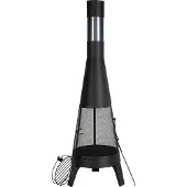 Zerbaco Terrassenofen Gartenkamin Aztekenofen Chimenea Feuerstelle φ508x1495mm