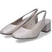 Caprice Damen Pumps/ Slingpumps Beige Glattleder Größe: 36