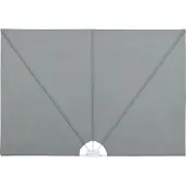 Syfax Faltbarer Terrassen-Seitenfächer Grau 300×200 cm