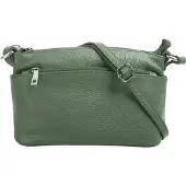 Cluty Umhängetasche "Damen echt Leder, Made in Italy" echt Leder, Made in Italy