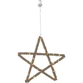 Star Trading LED-Lichterkette "Jutta", 10-tlg., Juteseil