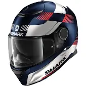 Shark Spartan Strad Helm (Blue Matt/Red,XL (60/62))