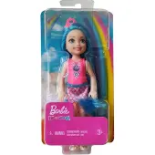 Mattel GJJ94 - Barbie Chelsea Fee Puppe (blaue Haare)