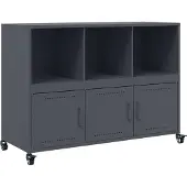 Syfax Sideboard Anthrazit 100,5x39x72 cm Stahl