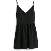 Tommy Hilfiger Sommerkleid Skater DW0DW22345 Schwarz Slim Fit