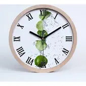 Tulup Holzuhr 20fi cm wanduhr - schwarze Spitzen - Kalk und Wasser