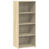 Syfax Highboard Sonoma-Eiche 50x41x124 cm Holzwerkstoff