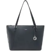 L.credi Schultertasche Michaela Shopper Marine dunkelblau