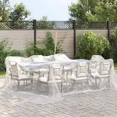 Syfax Transparente Plane mit Ösen 5x5 m Polyethylen