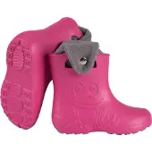 Camminare Kinder Gefüttert Gummistiefel ultraleicht Frosch Rosa mit Thermoeinsatz 30/31