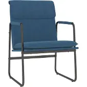 Syfax Loungesessel Blau 55x64x80 cm Stoff