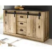 Furn.Design Büro Kommode "Stove" Used Wood Sideboard 162 x 91 cm