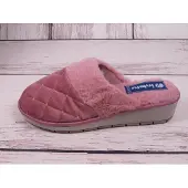 Inblu Warme Damen Hausschuhe GY13-023 altrosa mit Fell