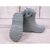 Camminare Kinder Gummistiefel ultraleicht Frog Grau Gefütteret