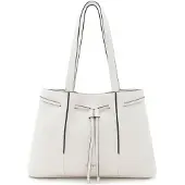 L.credi Schultertasche Rahmi Shopper Light Gray creme