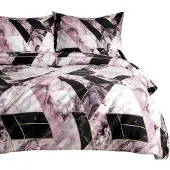 Darymex Bettwäsche, Bettwäsche aus Baumwollsatin, Satynlove 200x220 1546-1 Rosa, modern