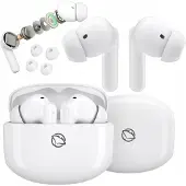 Manta Kabellose In-Ear-Kopfhörer, ideal zum Spielen und Laufen, Rytmo Weiß