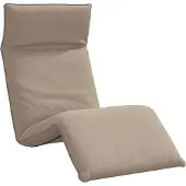 Syfax Sonnenliege Klappbar Taupe 175x54x8,5 cm Oxford-Gewebe