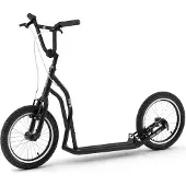 Yedoo Tretroller Steel S1616 Dogscooter Scooter Roller Cityscooter schwarz