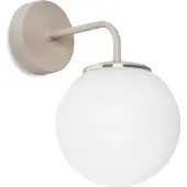 Light11 HOME Siena Wandleuchte Kaschmir Gold – 1 flammig mit weissem Schirm E14