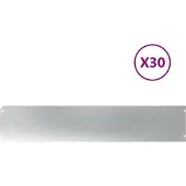 Syfax Rasenkanten 30 Stk. 20x103 cm Verzinkter Stahl