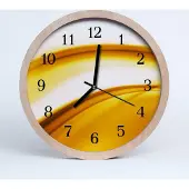 Tulup Holzuhr 20fi cm wanduhr - abstrakte Kunst