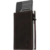Sonstiges Slim Wallet Herren RFID Schutz Münzfach 10 Karten Magnetisch BraunSilber