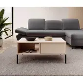 Meble Laski Couchtisch Dast Wohnzimmertisch 96x60x44cm beige