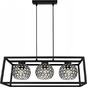 Light11 HOME Hängelampe Eleganter Käfig Kristallkugel