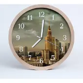 Tulup Holzuhr 20fi cm wanduhr - Warschau Stadt