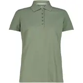 CMP Damen Polo Shirt aus Piqué mit Dry Function grün 50