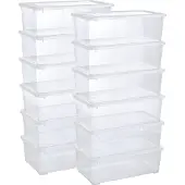 OEM Transpargente Lagerboxen Stapelbar 12 x 5 Liter