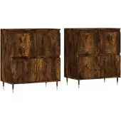 Syfax Sideboards 2 Stk. Räuchereiche Holzwerkstoff