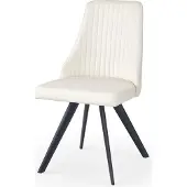 Halmar Essensstuhl K206 - weiß schwarz