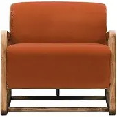 Xl Moebel Gmbh Sessel Einsitzer Sitzer Orange Holz Wohnzimmer Relaxsessel Design