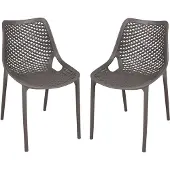 Garden Pleasure Stuhl TEANA, anthrazit, 2er Set