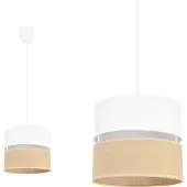 Light11 HOME Hängelampe, Deckenleuchter, Lampenschirm 20 cm, weiß