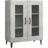 Syfax Sideboard Betongrau 69,5x34x90 cm Holzwerkstoff
