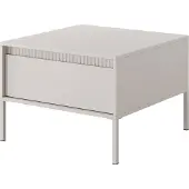 Masseno Couchtisch SENSATO 68 cm Kaffetisch für Wohnzimmer Sofatisch Wohnzimmertisch Beige