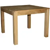Lestix International Esstisch Kalmar aus Teakholz - Maße (B x H x T) cm: 120 x 78 x 120