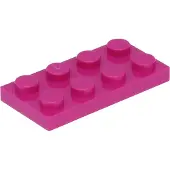 LEGO 2x2 Platten 3020 - 50 Stück Magenta