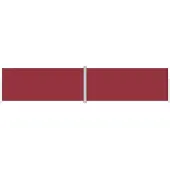 Syfax Seitenmarkise Ausziehbar Rot 220x1000 cm