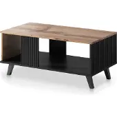 Halmar Random LAW-1 Couchtisch - Wotaneiche / schwarz