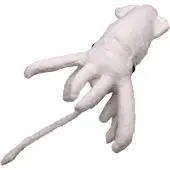 Onwomania Plüschtier Kuscheltier Stoff Tier Oktopus Krake weiß Tintenfisch 24 cm