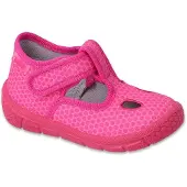 Befado Mädchen Hausschuhe Honey 630p003 Rosa Flexible Ultralicht Klettverschluss