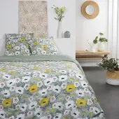 TODAY Bettwäschegarnitur, Sunshine, 260x240cm, 2 Personen, 100% Baumwolle, 57 Fäden/cm², Bedruckt