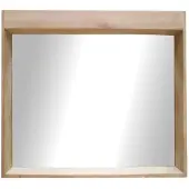 Lestix International Spiegel Septimia mit Ablage Teak Massivholz - Breite vom Spiegel: 80 cm