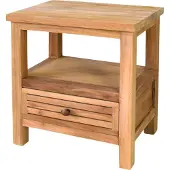 Lestix International Beistelltisch Halmstad aus Teakholz von Teako Design
